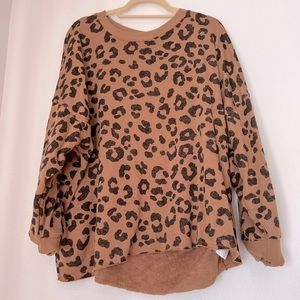 Leopard Sweater Shirt